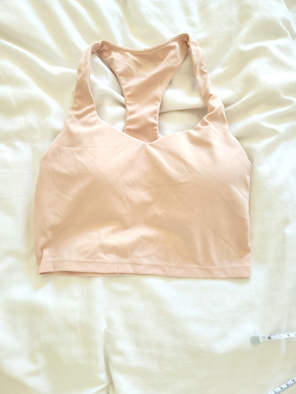 aerie Light Blush Racerback Sports Bralette